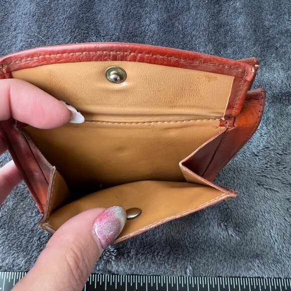 Vintage Dior Bi-Fold Compact Wallet in Cognac - Picture 8 of 8